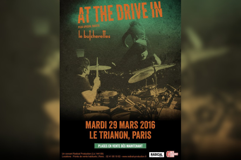 A The Drive In en cocnert au Trianon de Paris en 2016
