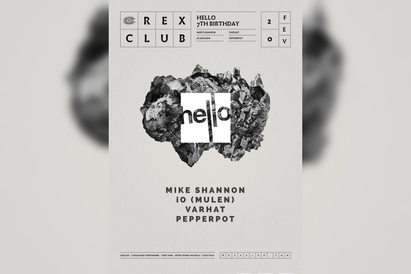 Hello au Rex Club avec iO