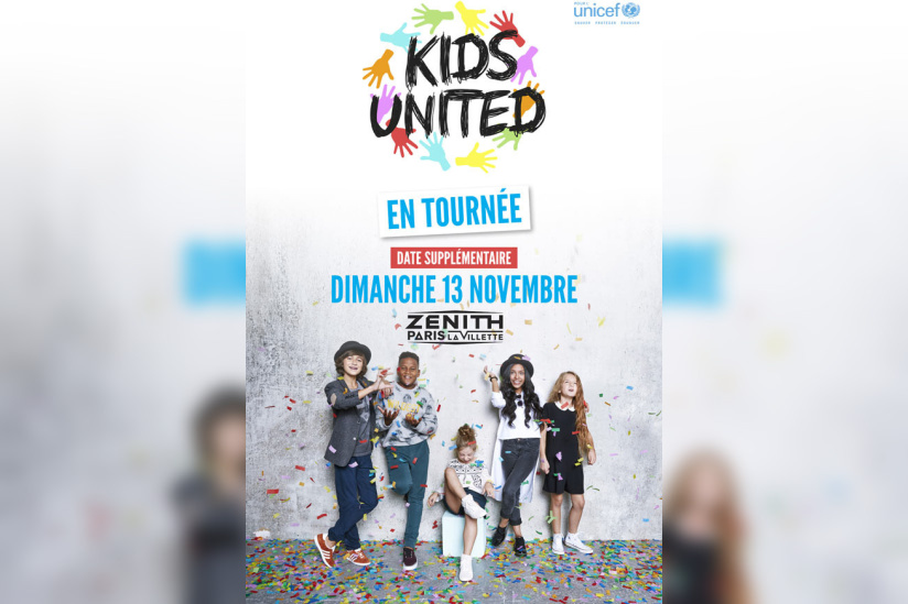 Kids United en concert au Zénith de Paris en novembre 2016