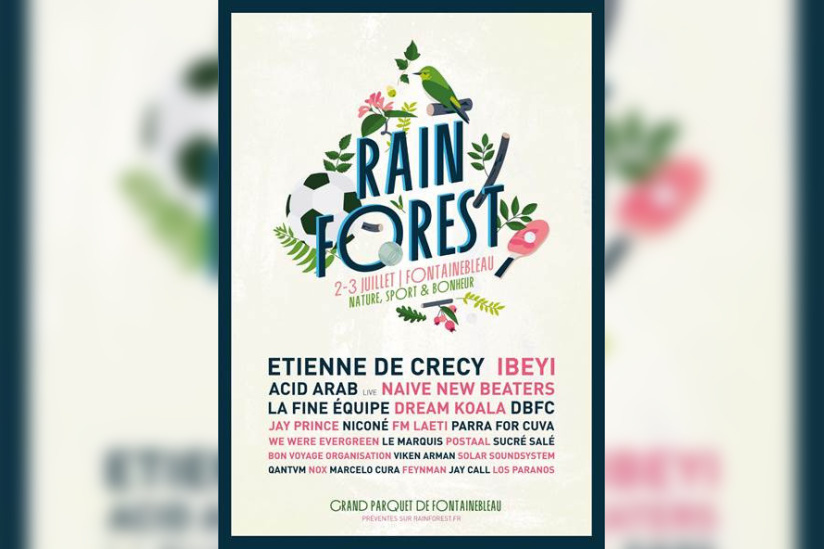 RAINFOREST Festival 2016 à Fontainebleau : dates, programmation et réservations