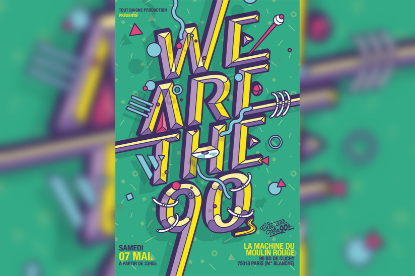 We Are the 90’s #80 à La Machine du Moulin Rouge