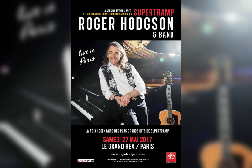 Roger Hodgson & Band en concert au Grand Rex de Paris en 2017