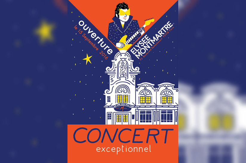 Réouverture de l'Elysée Montmartre le 15 septembre 2016 avec -M- en concert