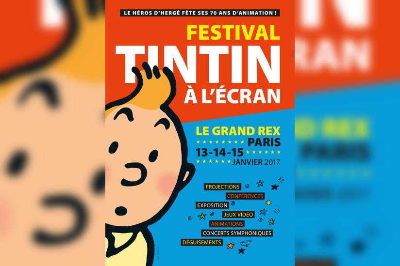Festival Tintin à l'écran au Grand Rex de Paris en 2017