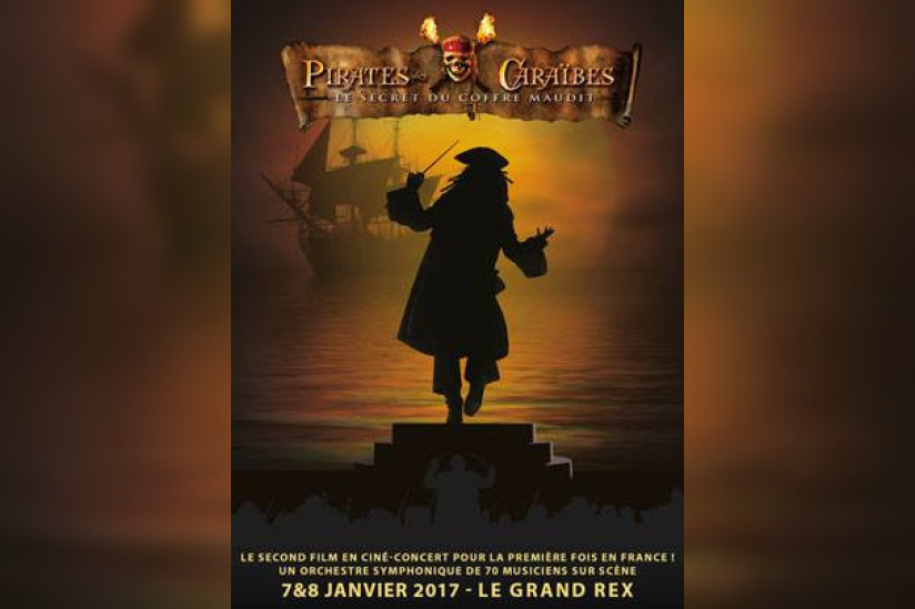 Pirates des Caraïbes 2 en ciné-concert au Grand Rex de Paris en 2017