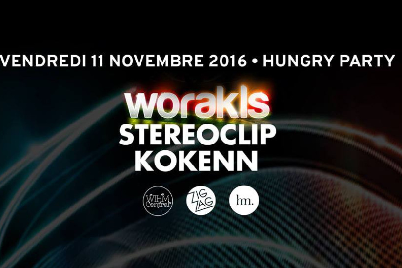 Zig Zag x Hungry Party #2 avec Worakls, Stereoclip & Kokenn