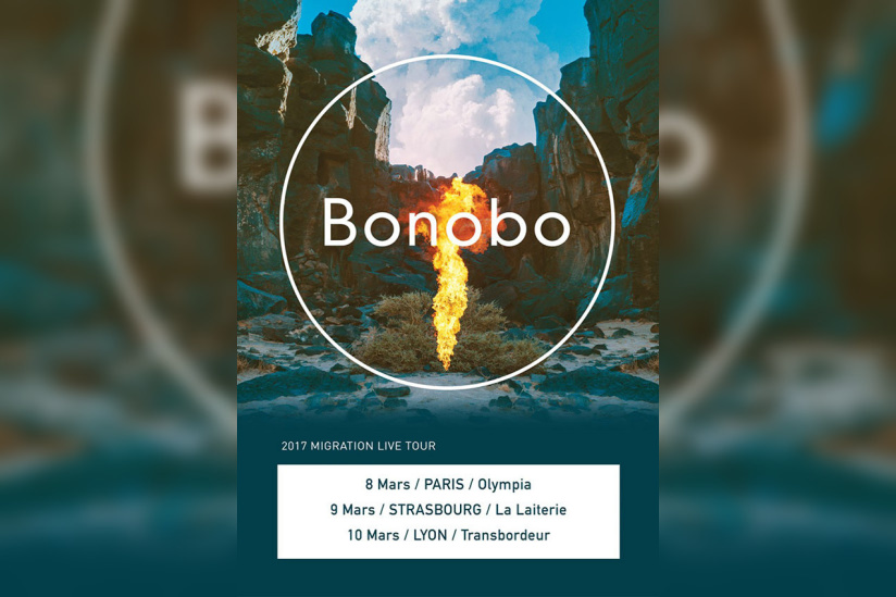 Bonobo en concert à l'Olympia de Paris en 2017