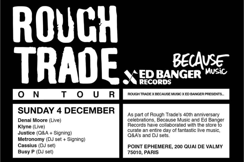 Rough Trade en Tour au Point Ephémère de Paris