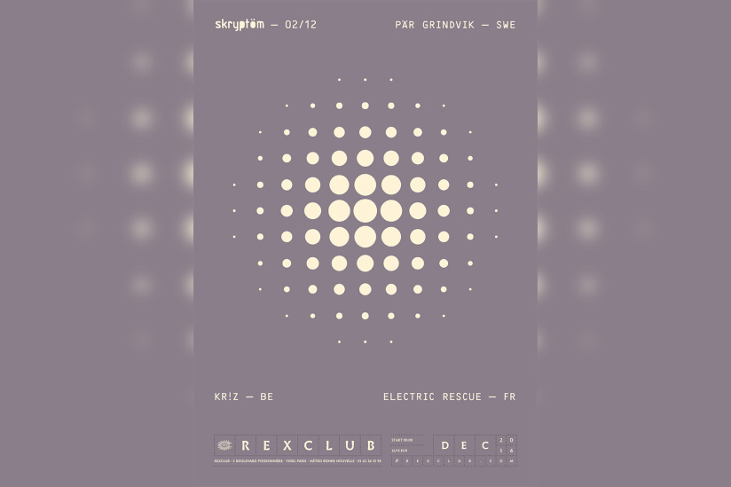 Skryptöm au Rex Club avec Pär Grindvik