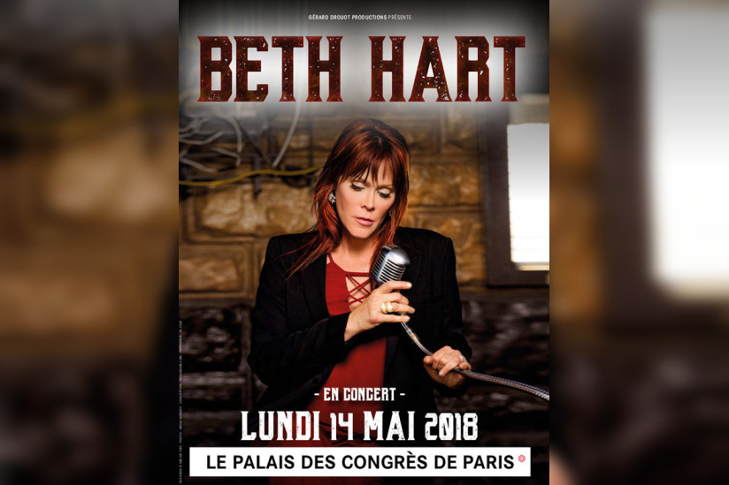 Beth Hart en concert au Palais des Congrès de Paris en 2018