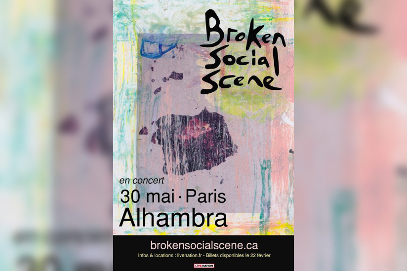 Broken Social Scene en concert à l’Alhambra de Paris en mai 2017