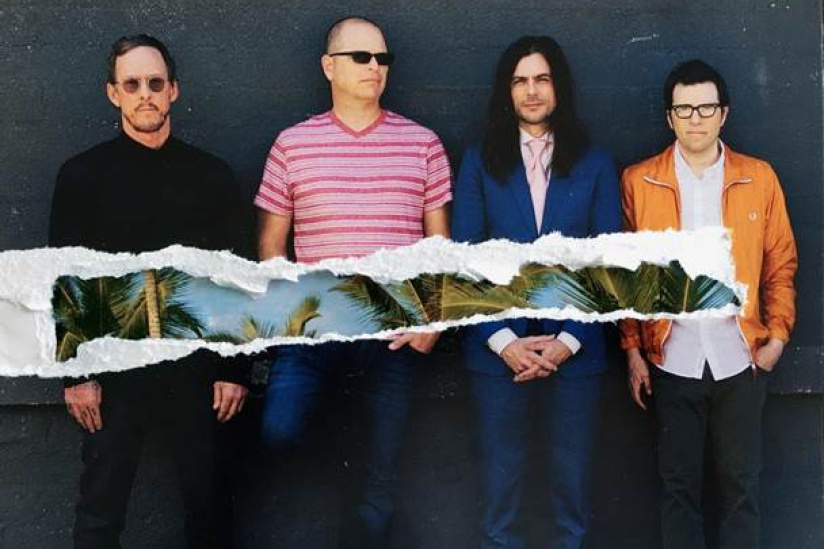 Weezer en concert à l'Olympia en octobre 2017