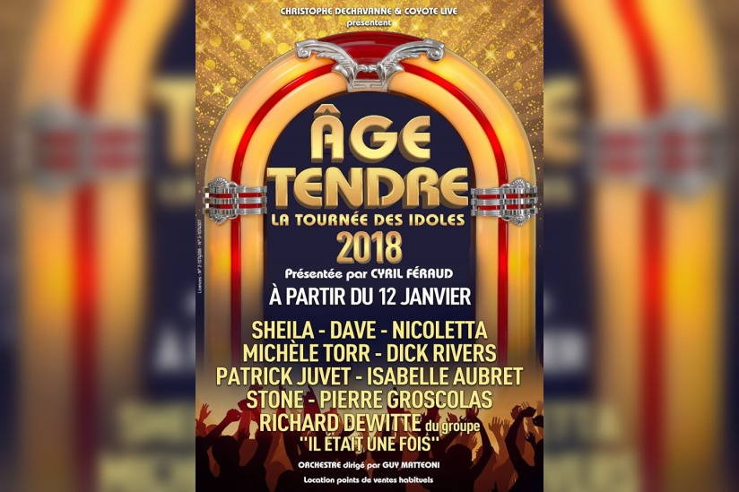 Âge Tendre, la tournée des idoles au Zénith de Paris en 2018
