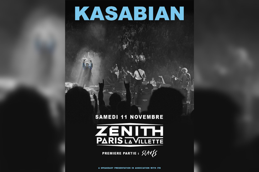 Kasabian en concert au Zénith de Paris en novembre 2017