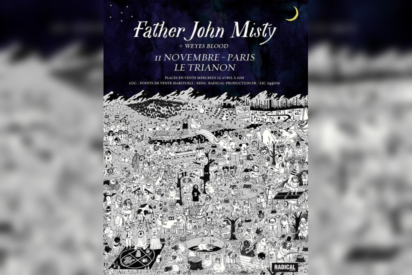 Father John Misty en concert au Trianon de Paris en novembre 2017