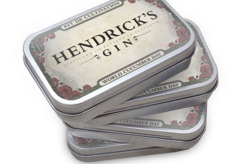 Hendrick’s propose un kit pour planter son concombre