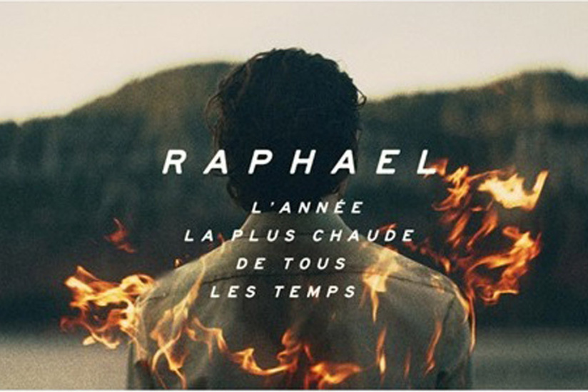 Raphaël en concert au Casino de Paris en octobre 2017