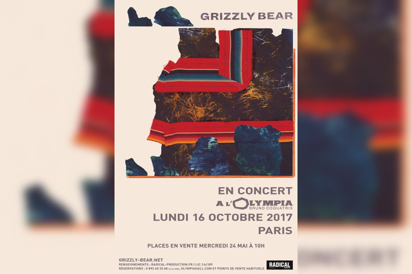 Grizzly Bear en concert à l’Olympia de Paris en octobre 2017