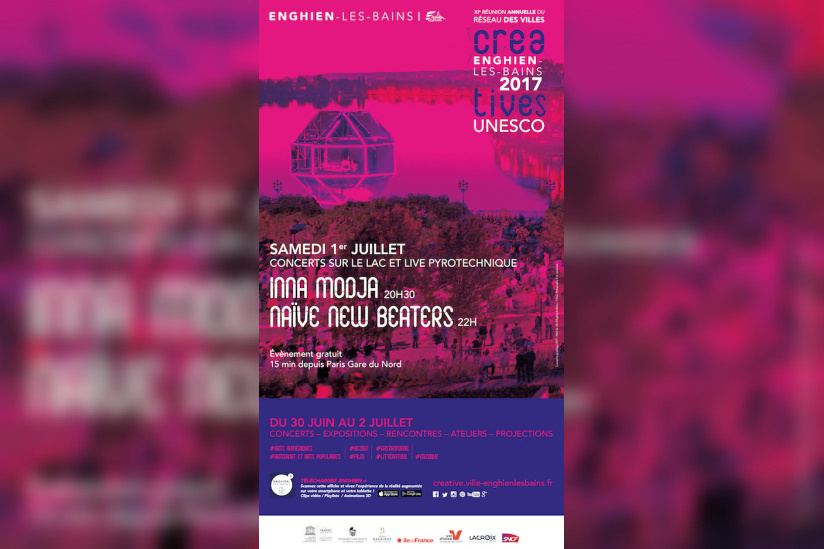 Inna Modja & Naive New Beaters en concert gratuit sur le lac d’Enghien-les-Bains