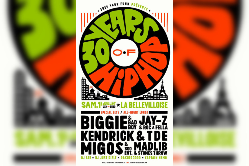 Free Your Funk à La Bellevilloise : 30 Years of Hip Hop