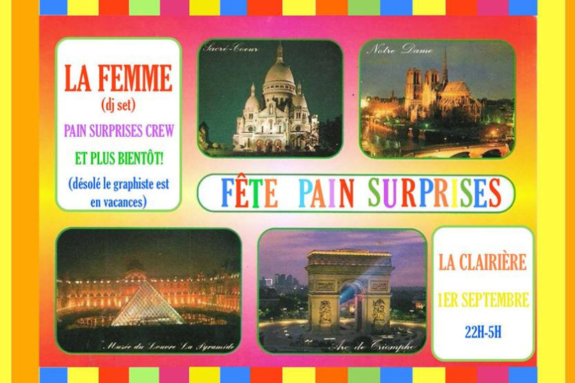 Pain Surprises Party à La Clairière avec La Femme en DJ Set
