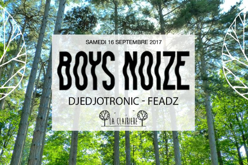 Boys Noize, Djedjotronic et Feadz à La Clairière