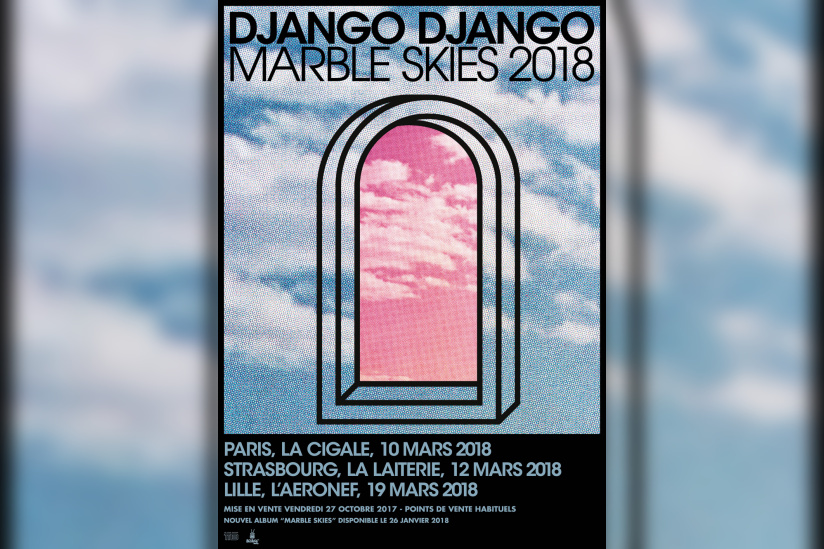 Django Django en concert à La Cigale de Paris en mars 2018