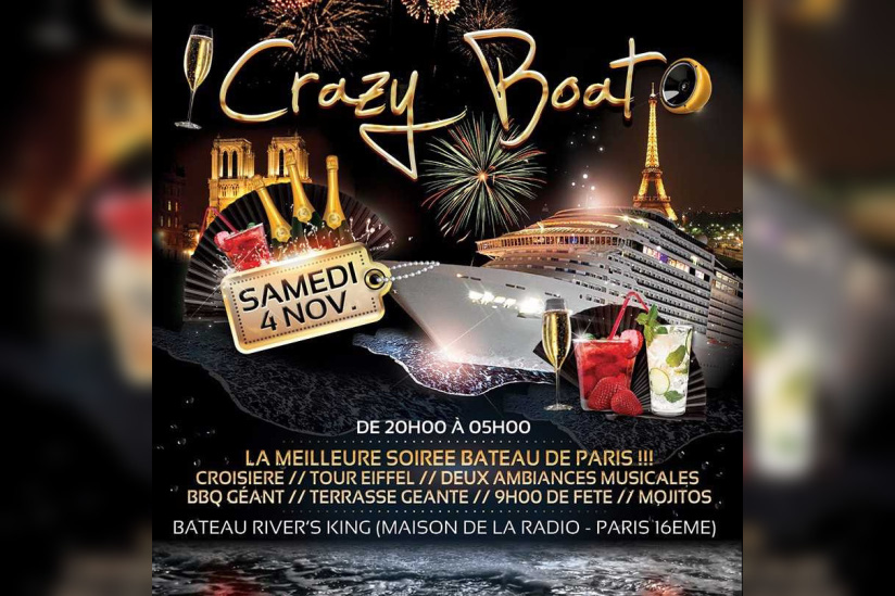 Crazy Boat Party au Bateau River's King 