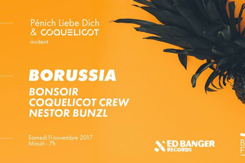 Pénich Liebe Dich & Coquelicot Records au Batofar avec Borussia 