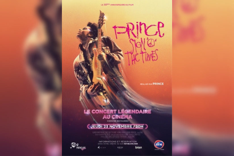 Séance unique du film "Sign O’ The Times" de Prince au cinéma