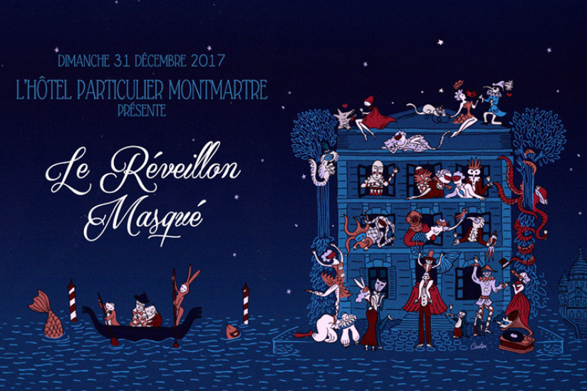 Réveillon 2018 à Paris : le Réveillon Masqué de l'Hôtel Particulier Montmartre
