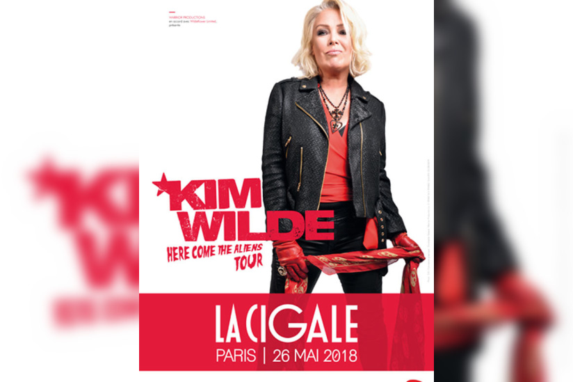 Kim Wilde en concert à La Cigale de Paris en mai 2018