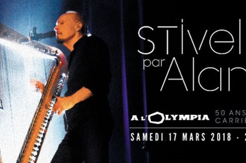 Alan Stivell en concert à l’Olympia de Paris pour la Saint Patrick 2018