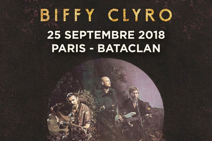 Biffy Clyro en concert unplugged au Bataclan de Paris en septembre 2018