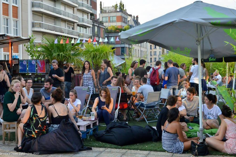 BBQ & DJ Set sur le Toit du Point Ephémère 