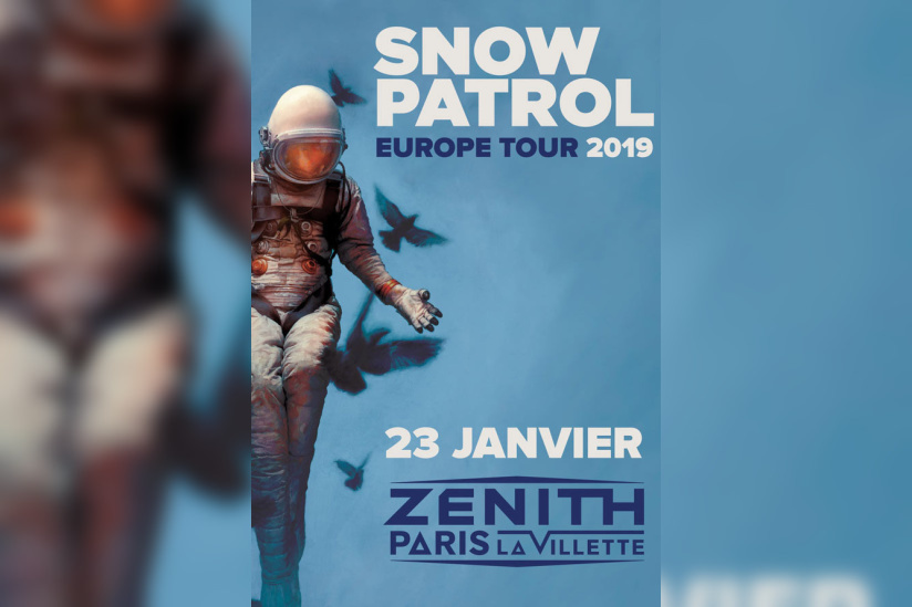 Snow Patrol en concert au Zénith de Paris en janvier 2019