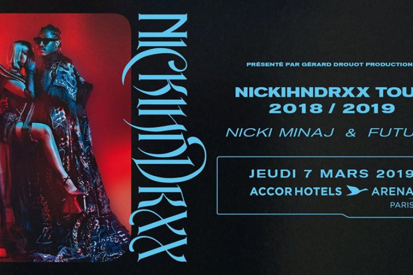 Nicki Minaj et Future en concert à l'AccorHotels Arena de Paris en mars 2019