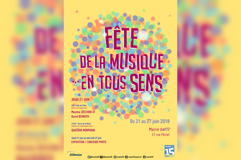 Fête de la Musique 2018 sur le Parvis de la Mairie du 15e