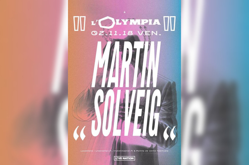 Martin Solveig en concert à l'Olympia de Paris en novembre 2018