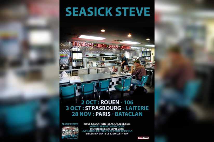 Seasick Steve en concert au Bataclan de Paris en novembre 2018