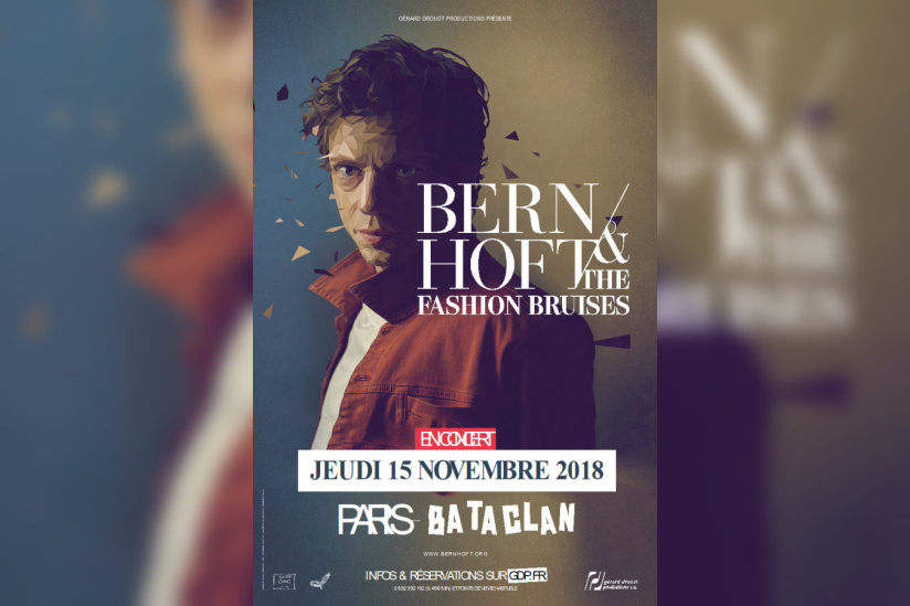Bernhoft en concert au Bataclan de Paris en novembre 2018