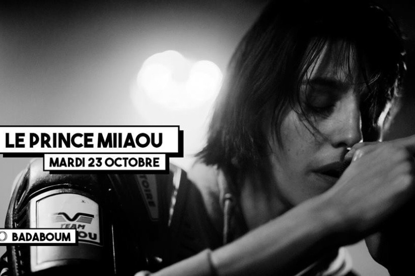 Le Prince Miiaou en concert au Badaboum en octobre 2018