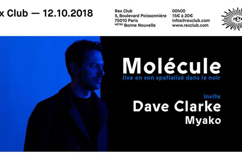 Molécule live en son spatialisé dans le noir au Rex Club
