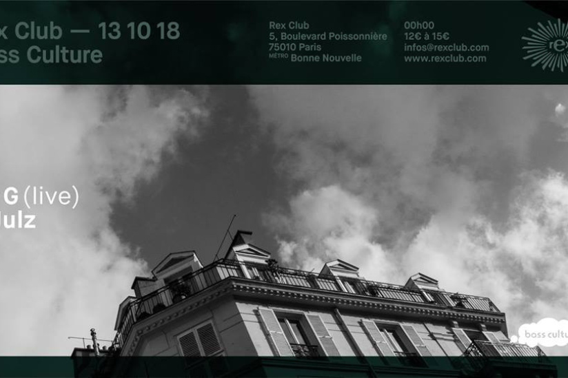 Bass Culture au Rex Club avec Mr G en Live