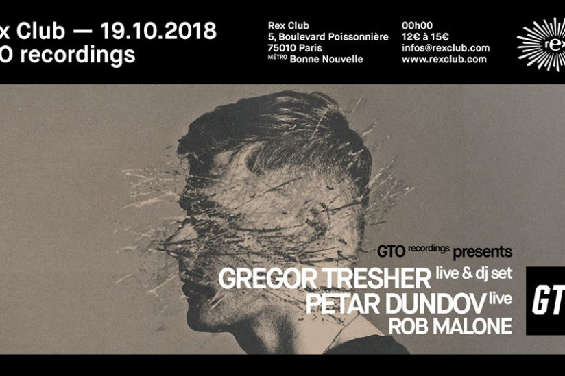 GTO présente Gregor Tresher en live au Rex Club