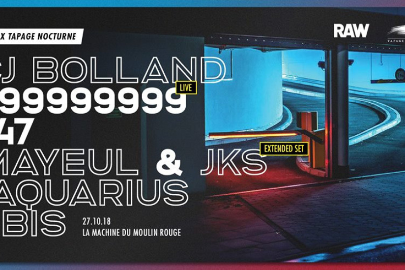 RAW x Tapage Nocturne à La Machine du Moulin Rouge