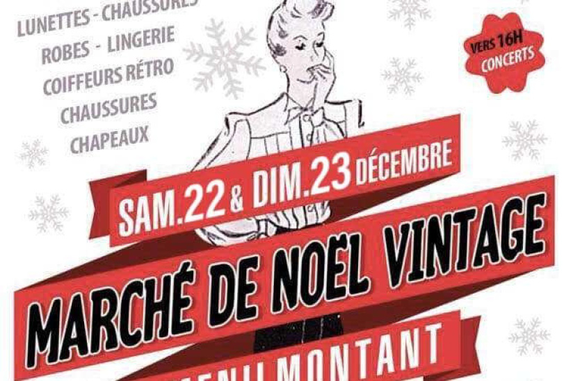Marché de Noël vintage 2018 à la Belleviloise 