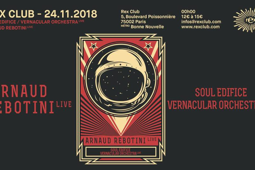 Arnaud Rebotini en live au Rex Club