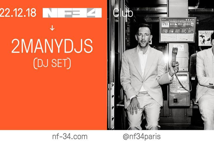 2manydjs en dj set au NF-34
