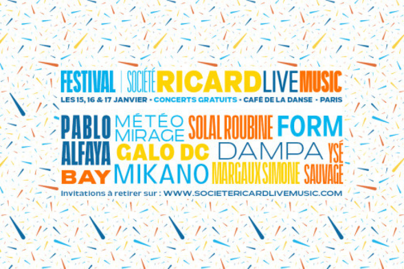 Festival Société Ricard Live Music 2019 au Café de la Danse